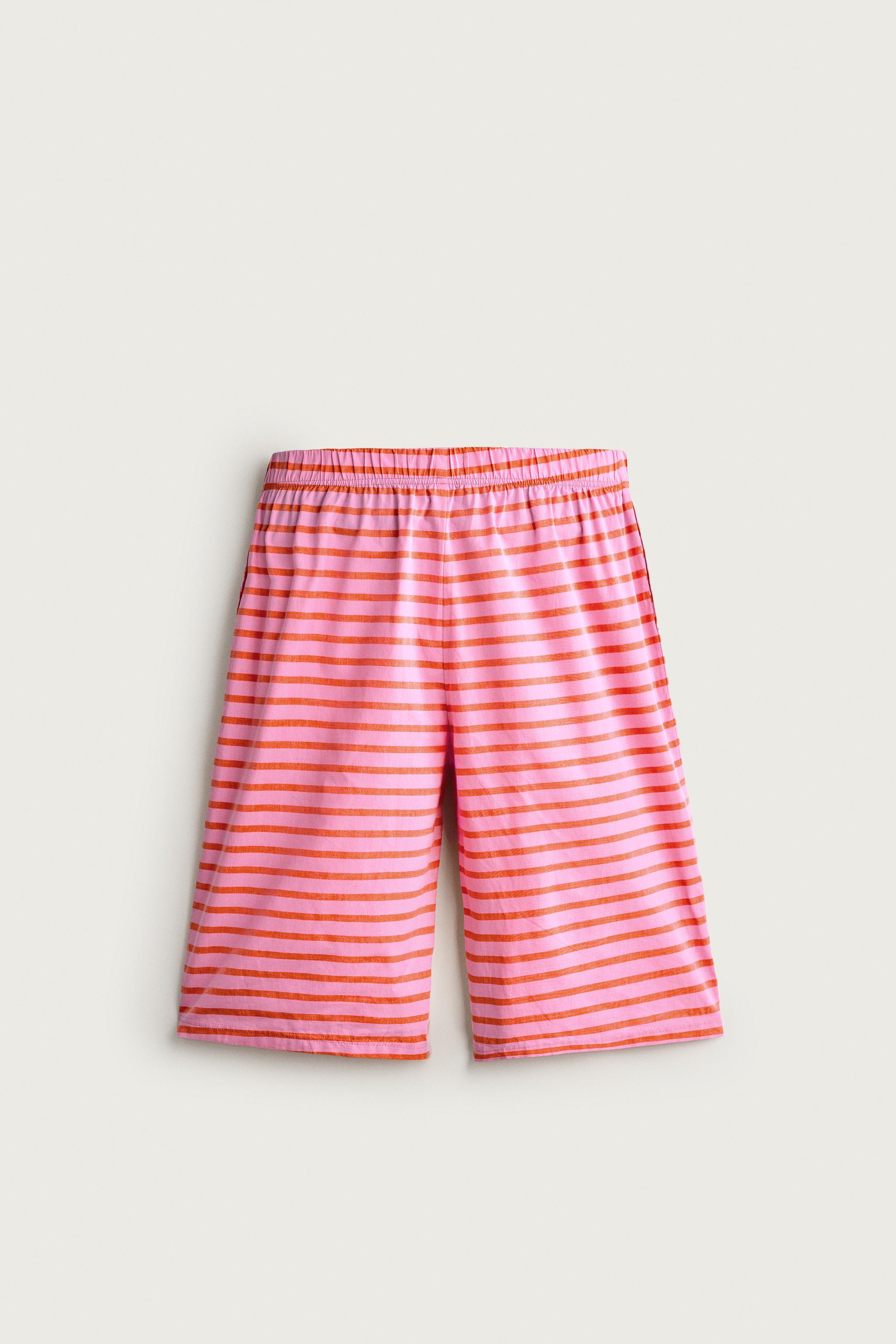 SHORT EN JACQUARD À RAYURES 0FR. PARIS X ZARA