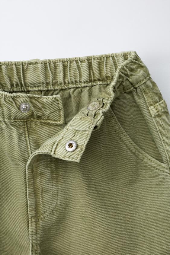 PANTALON SERGE BAGGY PIECES TOY STORY © DISNEY PIXAR - Kaki clair de Zara - Image 2