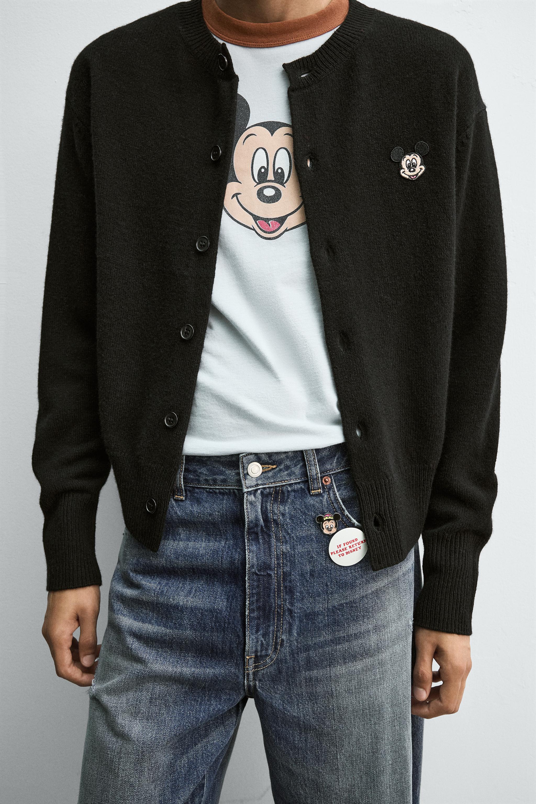 ミッキーマウス パッチ カーディガン HARRY LAMBERT FOR ZARA X