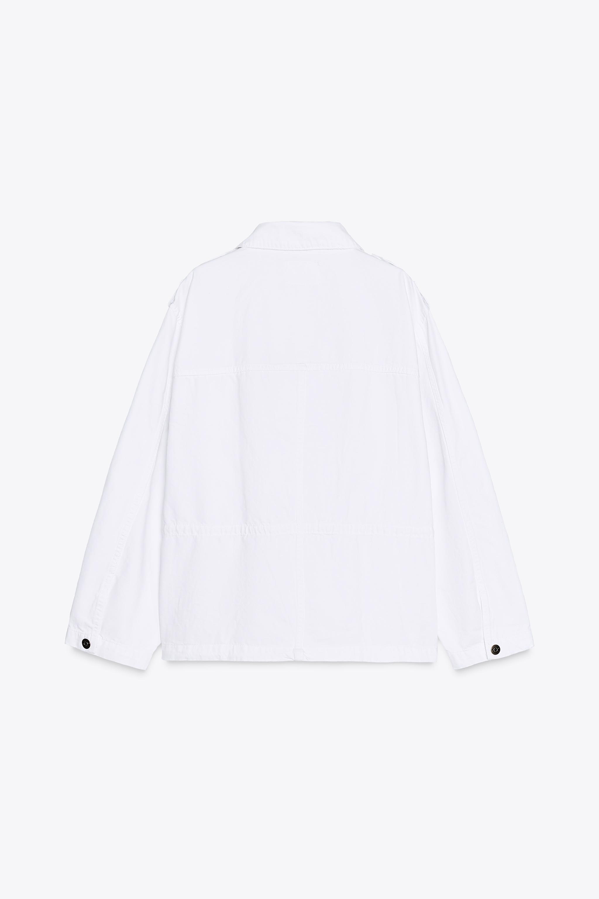 TRF デニム ポケット ジャケット - オフホワイト | ZARA Japan