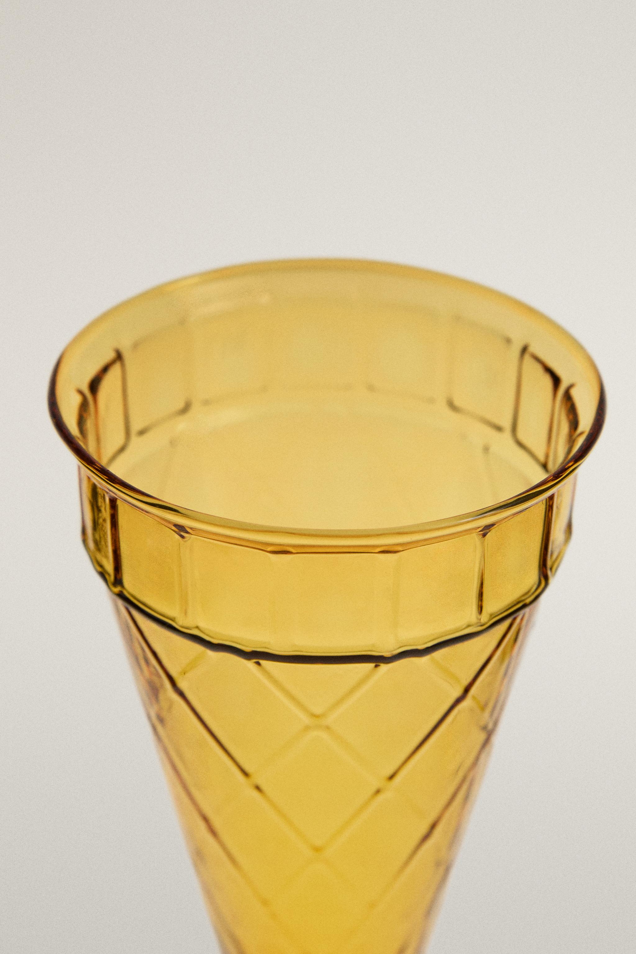 BOROSILICATE ICE-CREAM CUP — Orange