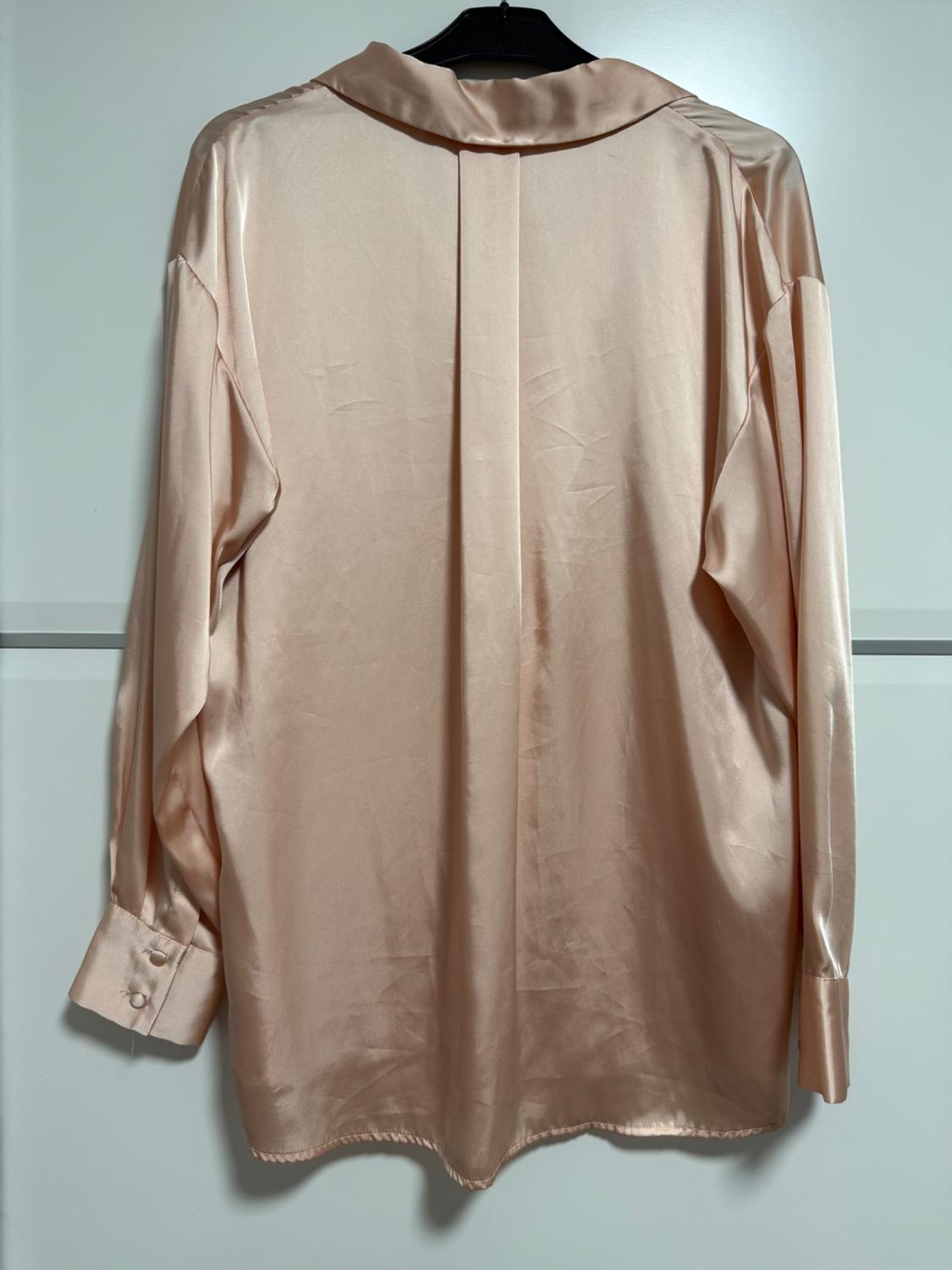 SATIN SHIRT WITH PATCH POCKETS - Image 2