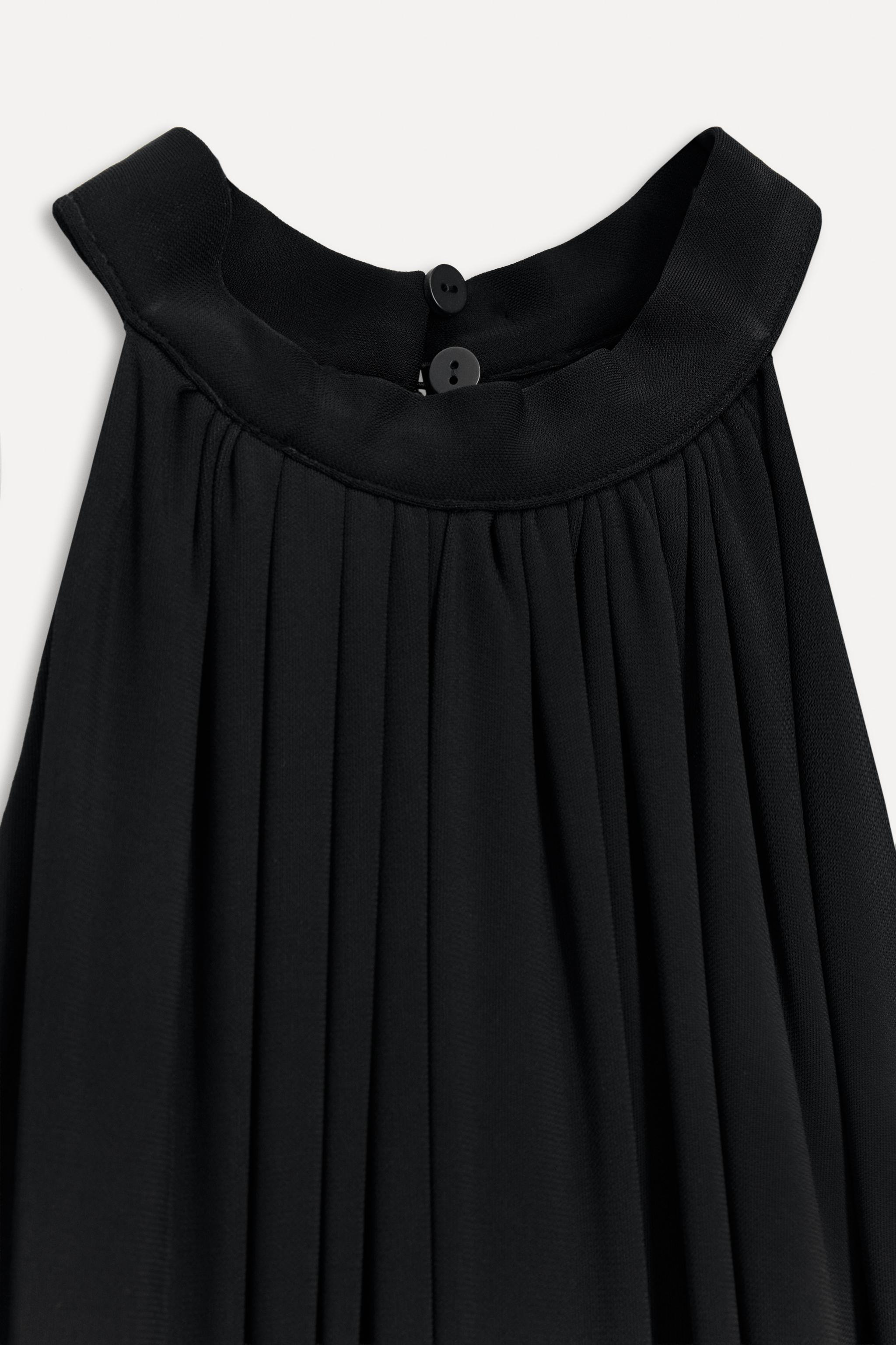 【ZARA】ホルターネック アシンメトリー ワンピース3358/501/800 ホルターネック アシンメトリー ワンピース 50TH ANNIVERSARY