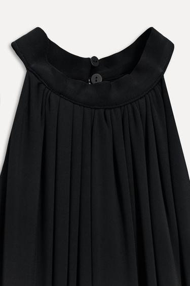 ASYMMETRIC HALTER DRESS 50TH ANNIVERSARY - Black by Zara - Image 3