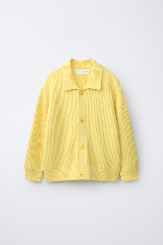 CARDIGAN - Yellow by Zara - Image 0