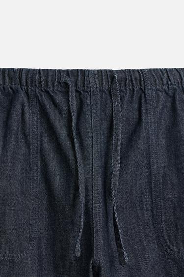 JEAN JOGGER COUPE DÉCONTRACTÉE - Indigo de Zara - Image 7