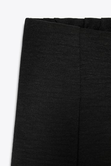 LOOSE-FITTING DARTED TROUSERS - Black by Zara