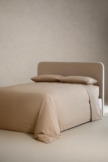 DRAP-HOUSSE PERCALE DE COTON | 30 CM DE HAUT (300 FILS) - Beige foncé de Zara - Image 1