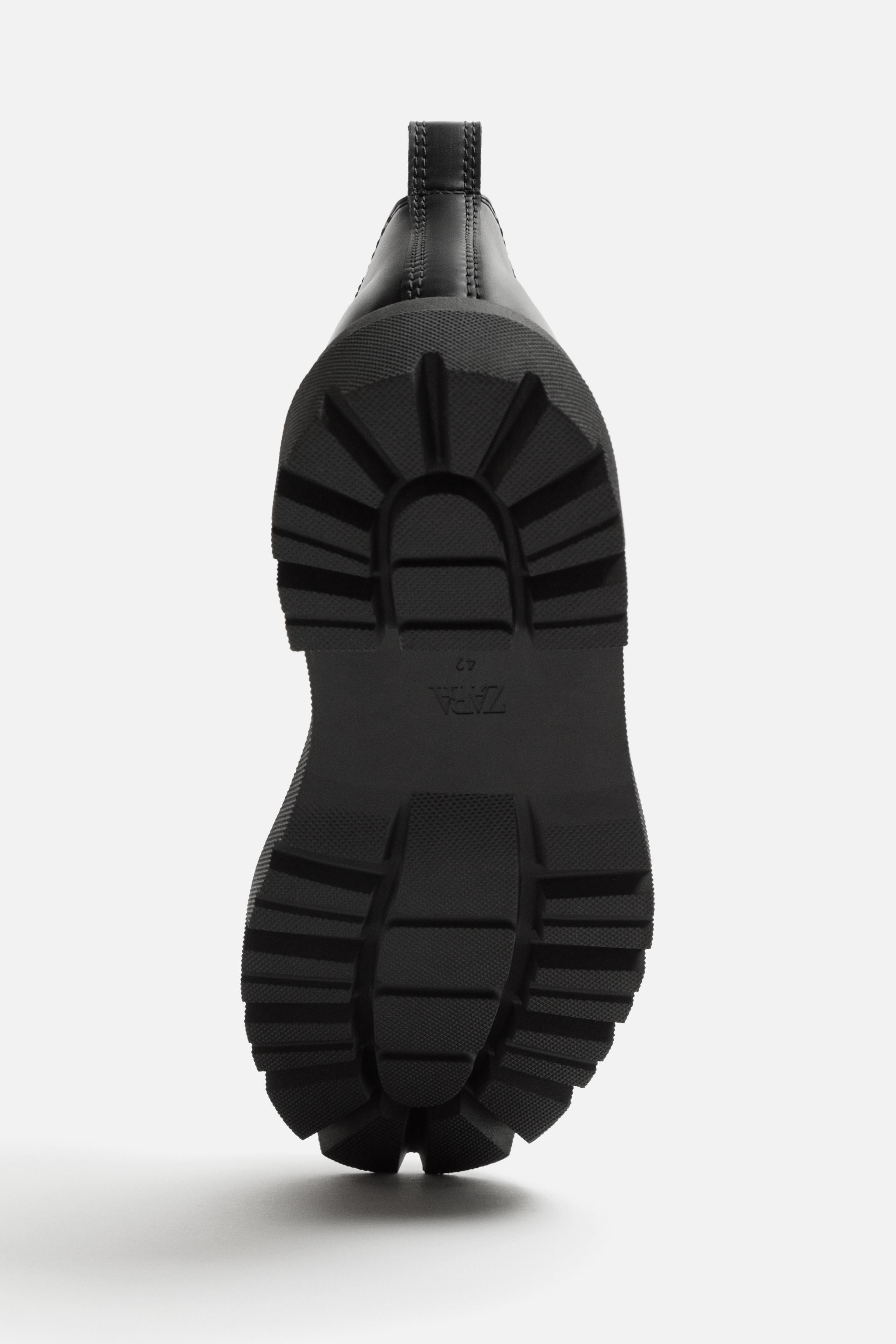 CHUNKY CHELSEA BOOTS - Black | ZARA United States
