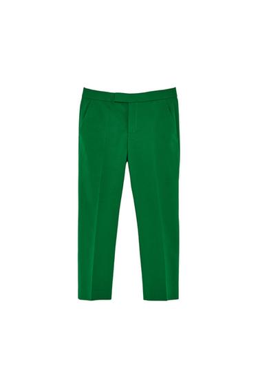 CROPPED FLARED TROUSERS
