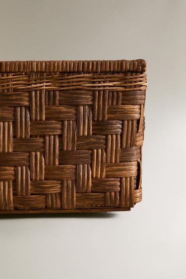 CORBEILLE CARRÉE BOIS - Marron de Zara - Image 3