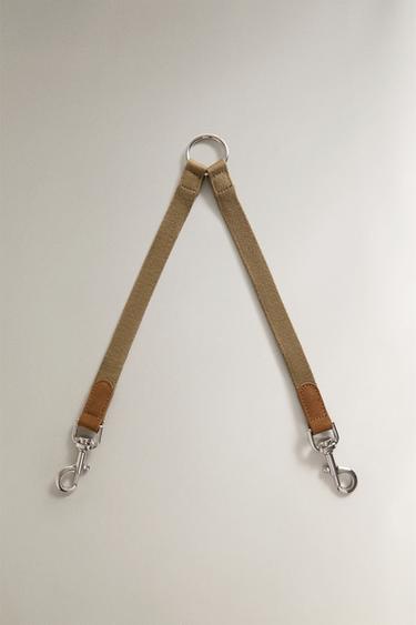 DOUBLE PET LEAD COUPLER ACCESSORY - Beige by Zara - Image 0