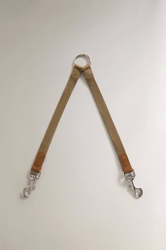 ACCESORIO CORREA DOBLE PARA MASCOTAS - Beige de Zara - Imagen 0