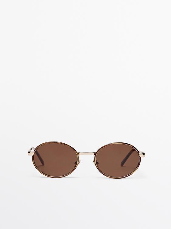 Contrast round sunglasses from Zara - $130