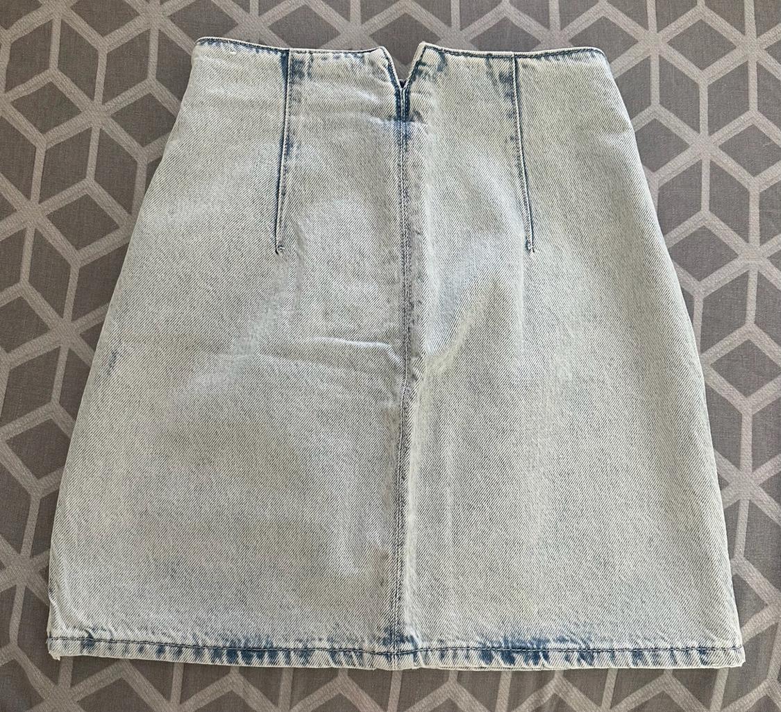 DENIM MINI SKIRT - Image 2