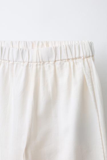 2-6 ANS/ PYJAMA LISERÉS CONTRASTÉS - Écru de Zara - Image 6