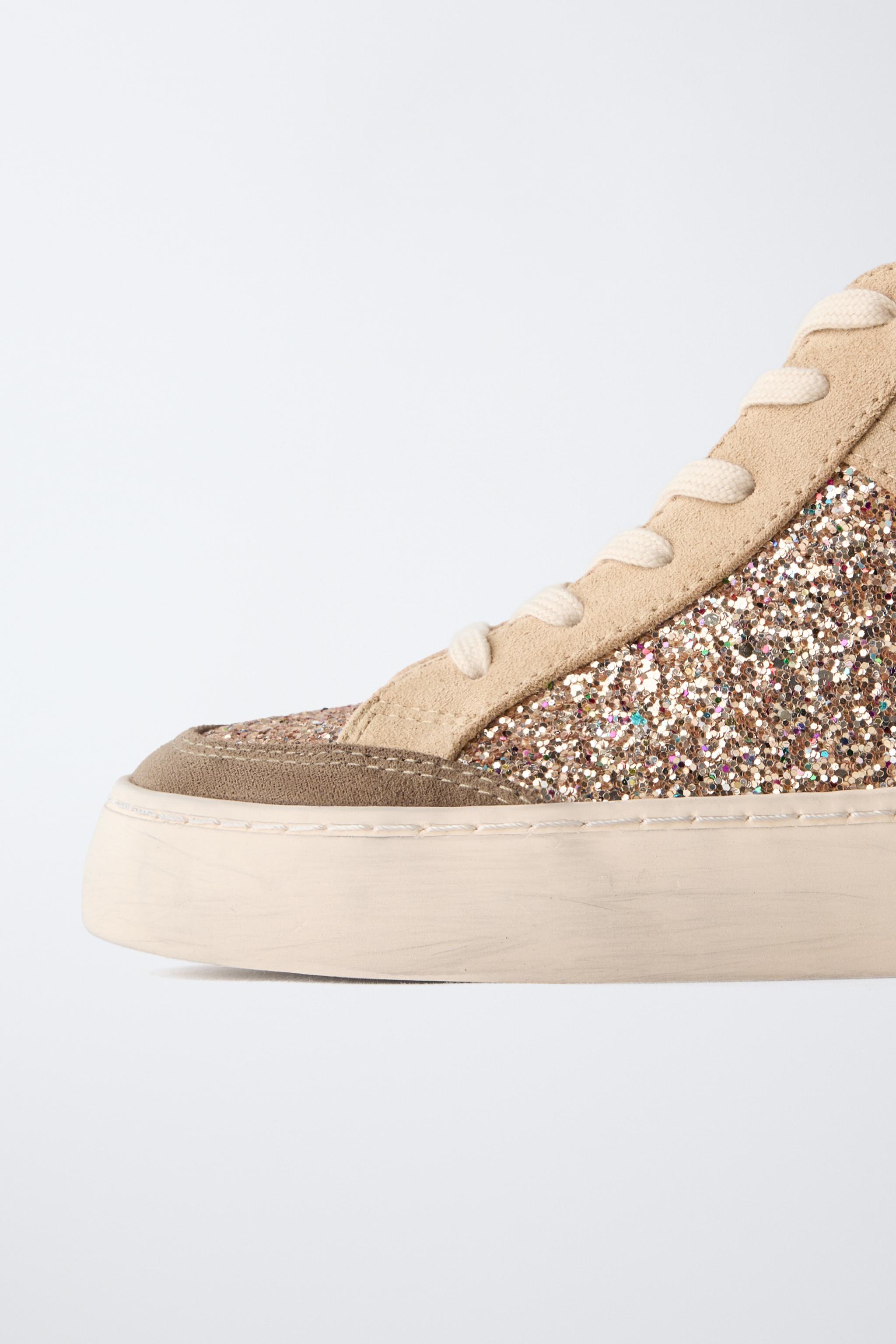 BASKETS MONTANTES PAILLETTES
