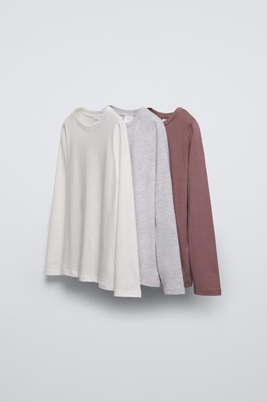 3-PACK OF PLAIN T-SHIRTS - Various by Zara