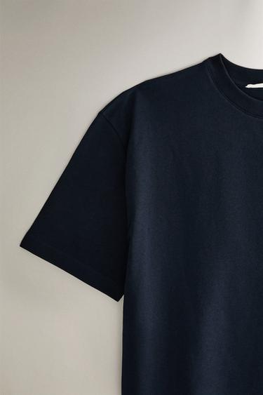 T-SHIRT MANCHES COURTES - Bleu de Zara - Image 2