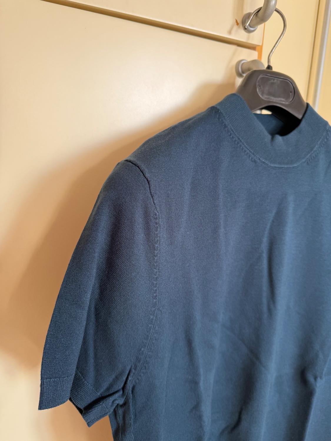 HIGH NECK KNIT T-SHIRT - Image 3