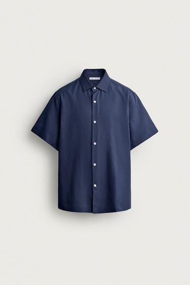 CAMISA ESTRUTURA LIÑO - ALGODÓN - Mariño de Zara
