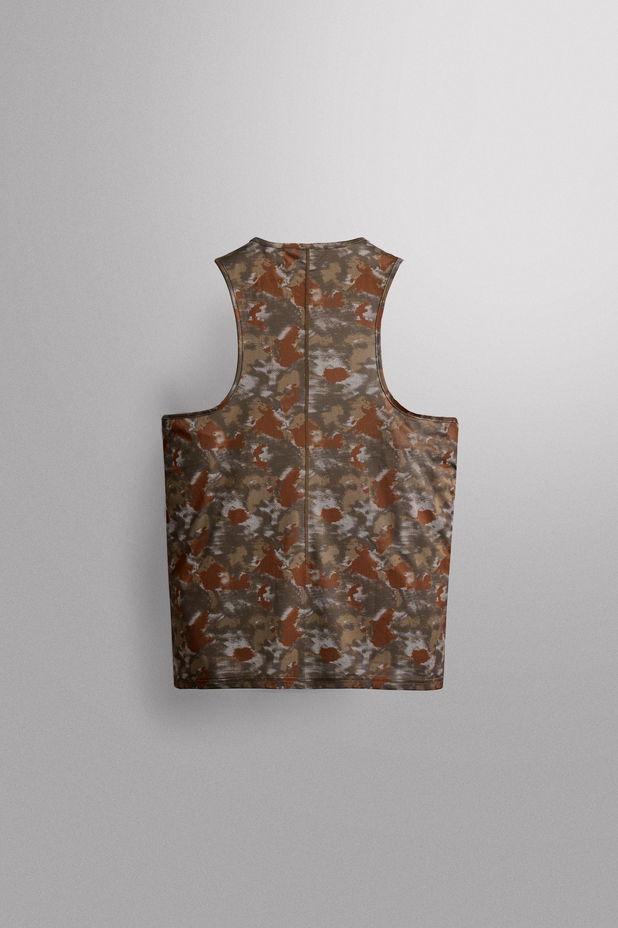 ABSTRACT PRINT RUNNING TANK TOP