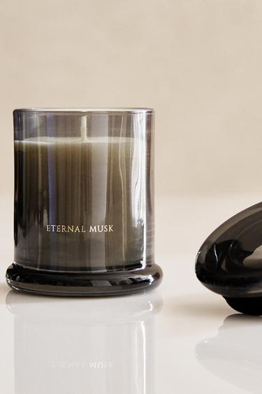 (150 G) ETERNAL MUSK SCENTED CANDLE - Grey by Zara - Image 5