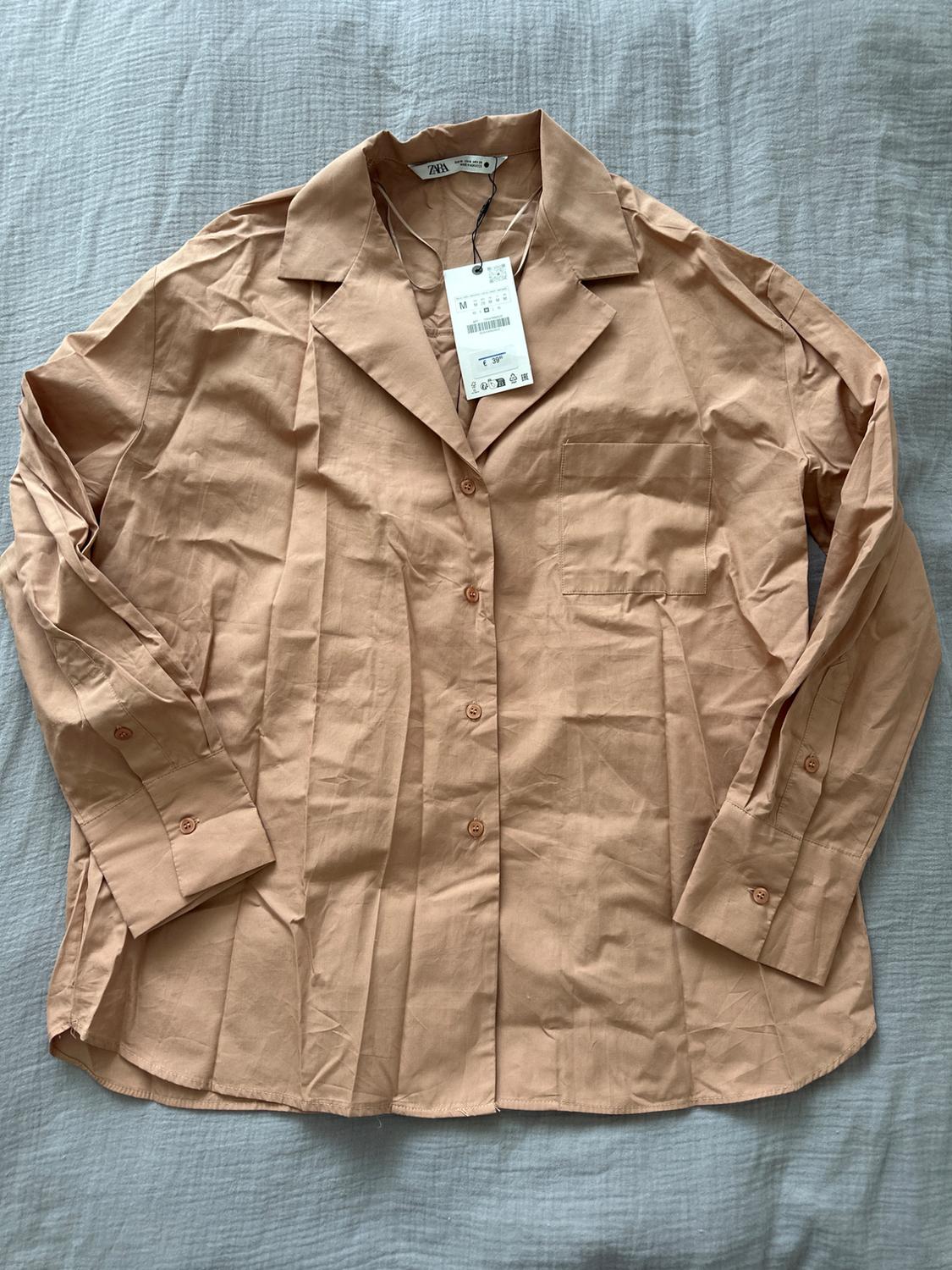 ZW COLLECTION POPLIN SHIRT WITH POCKET