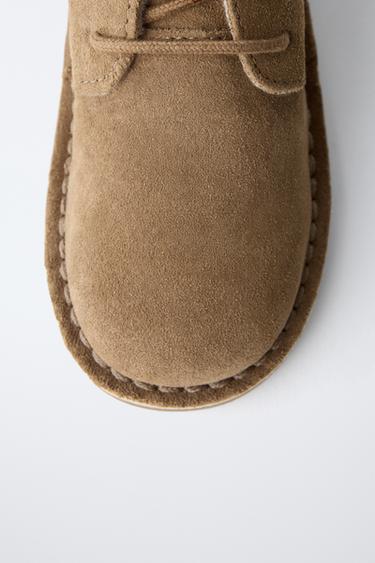 LINED LEATHER BOOTS - Brown by Zara - Image 6