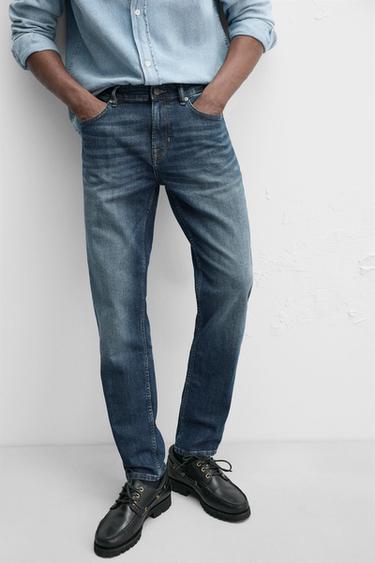SLIM FIT JEANS - Blue by Zara