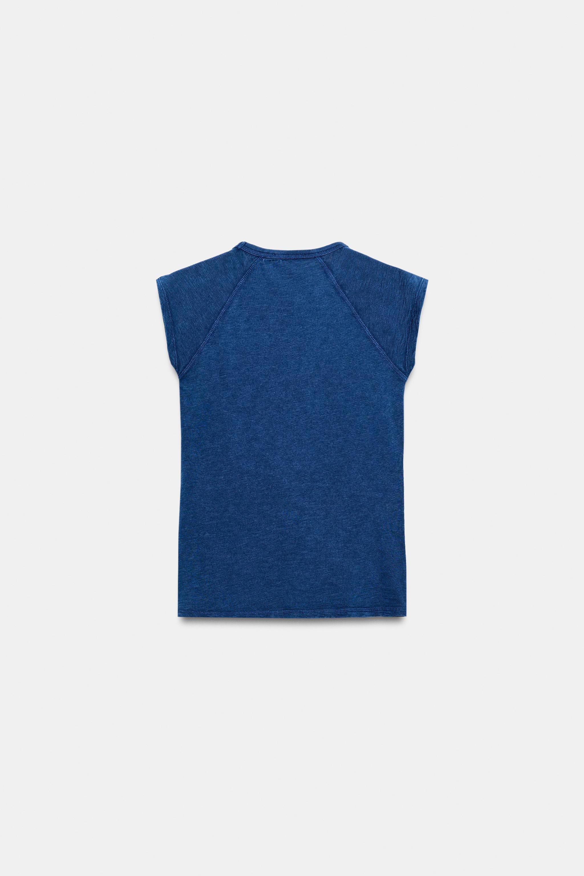 T-SHIRT FLAMMÉ À LISERÉS