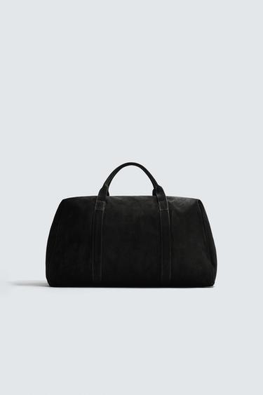 BOLSO DE VIAJE PIEL LIMITED EDITION - Negro de Zara