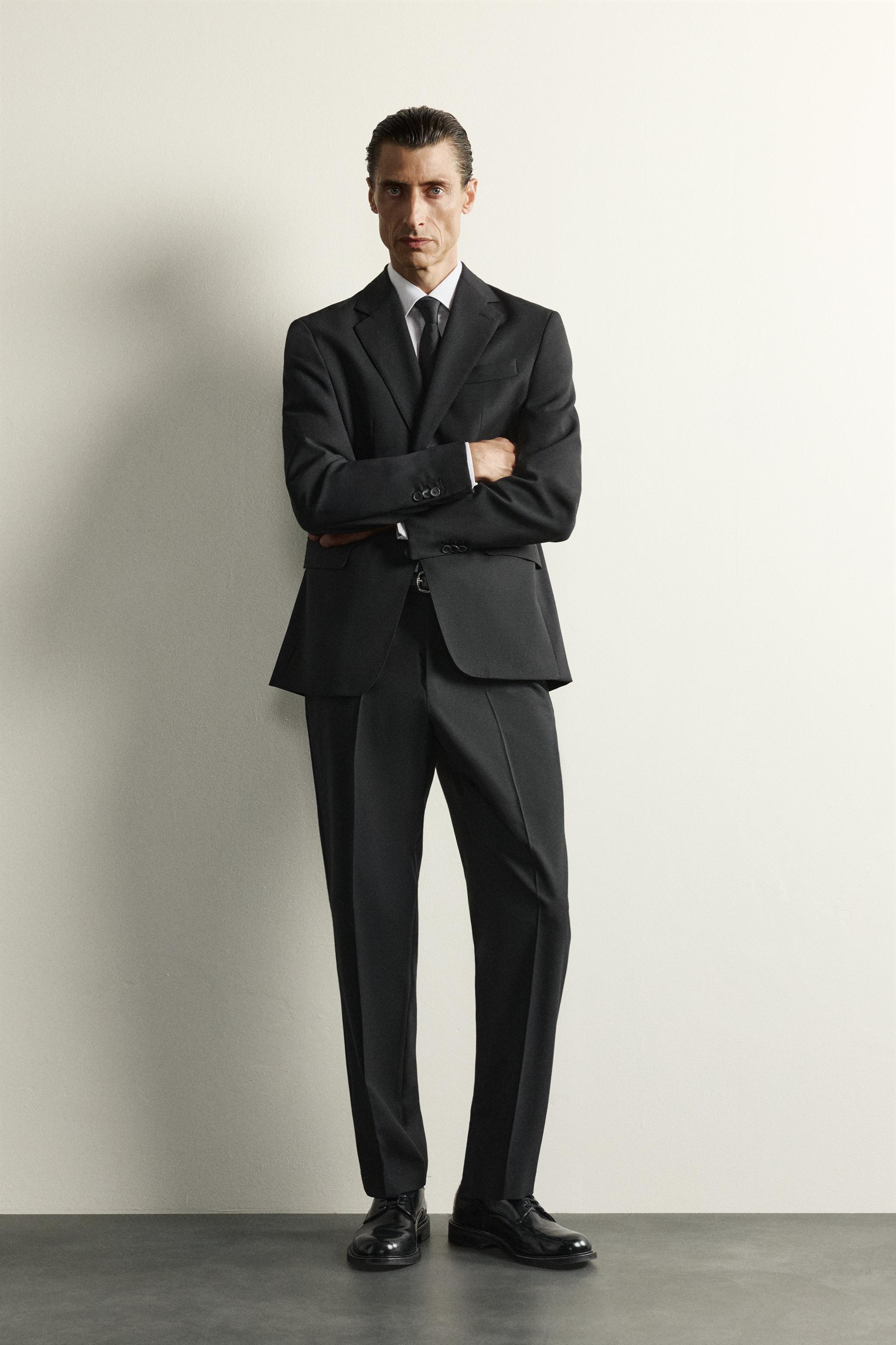 100% WOOL SUIT BLAZER