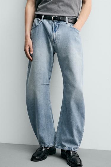 JEAN RELAXED BARREL FIT - Bleu clair de Zara - Image 4