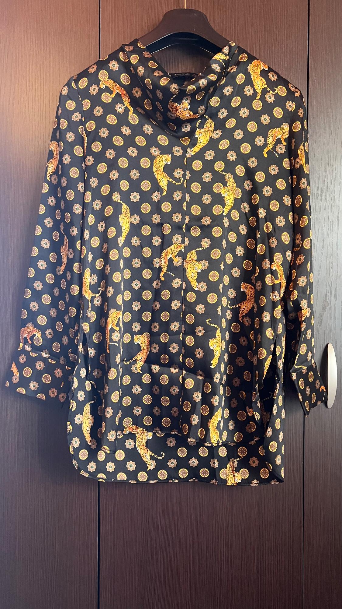 TIGER PRINT BLOUSE - Image 2
