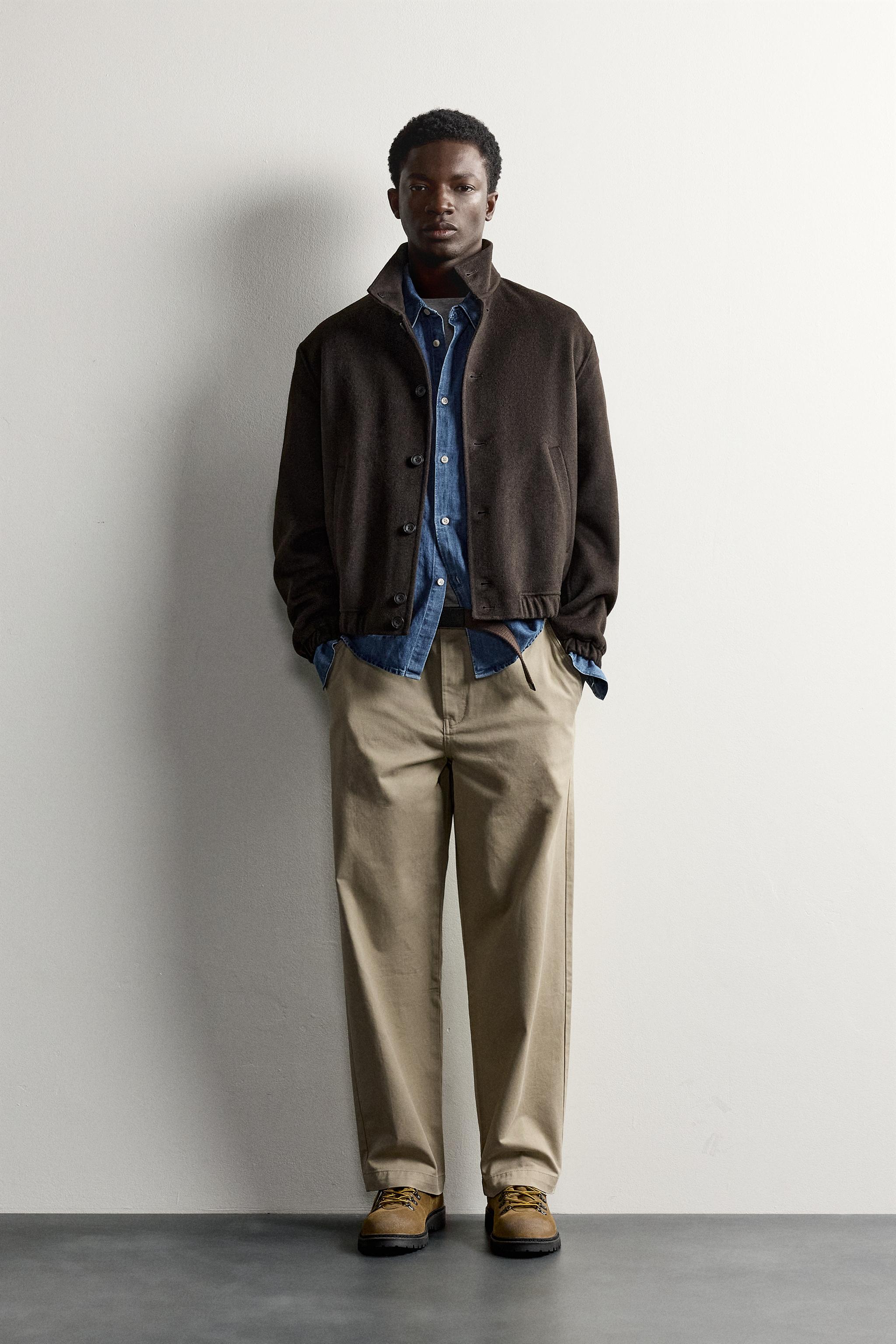 DOUBLE-FACED WOOL-BLEND JACKET