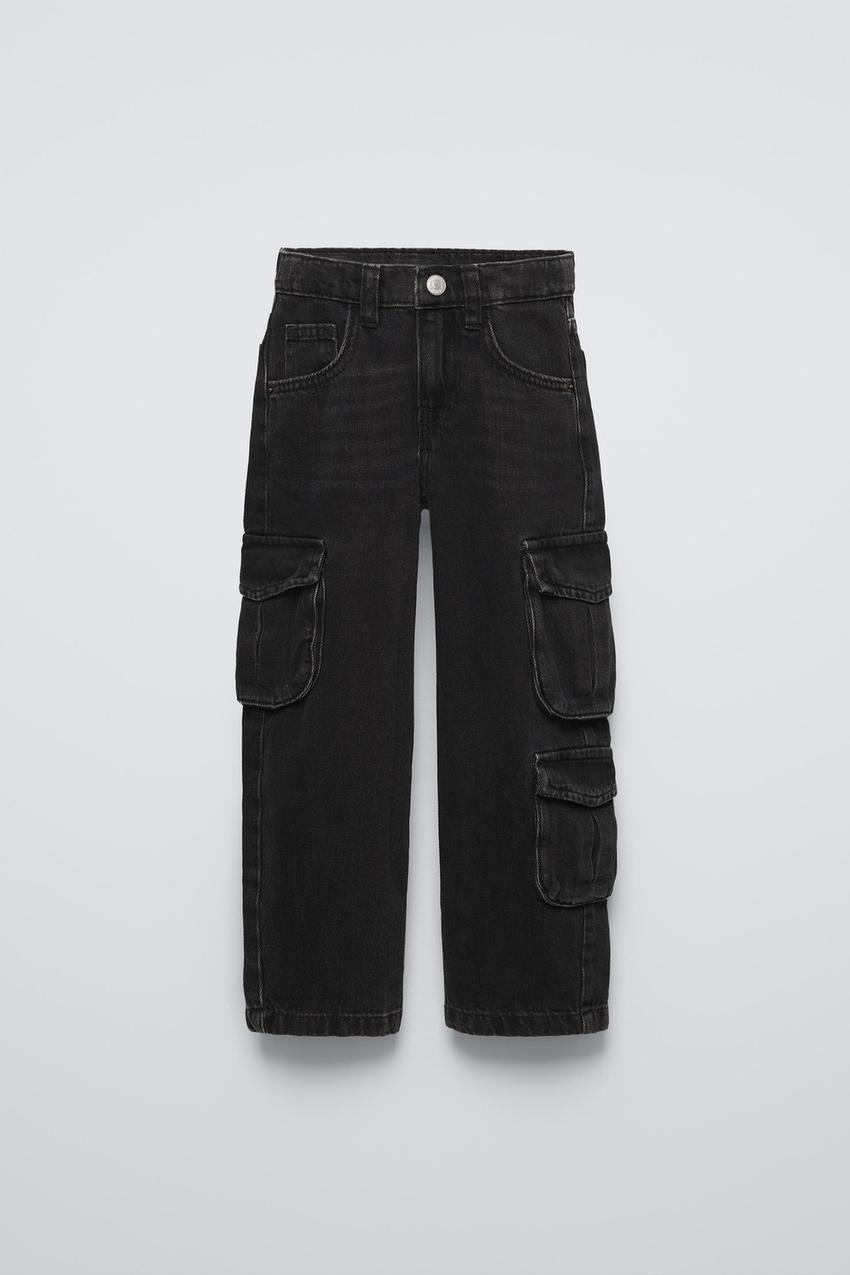 CARGO JEANS - Black | ZARA United States 
