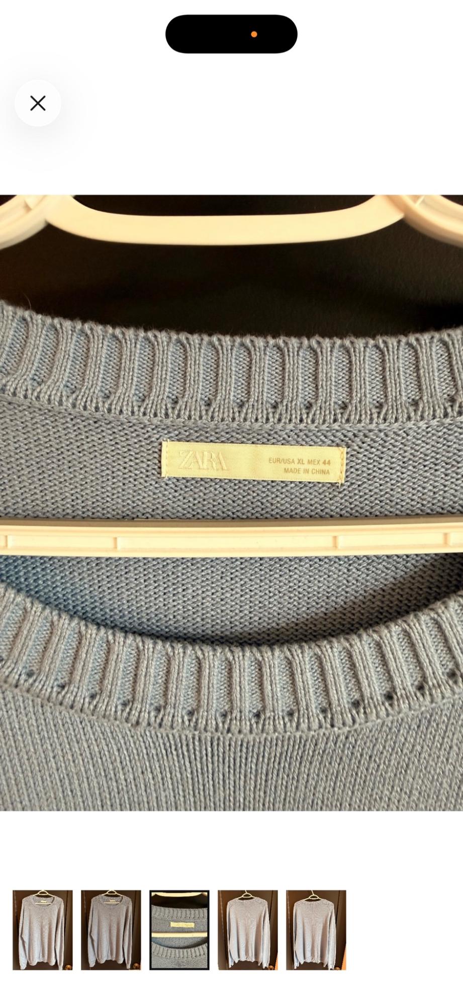 PLAIN SOLID COLOR SWEATER - Image 3