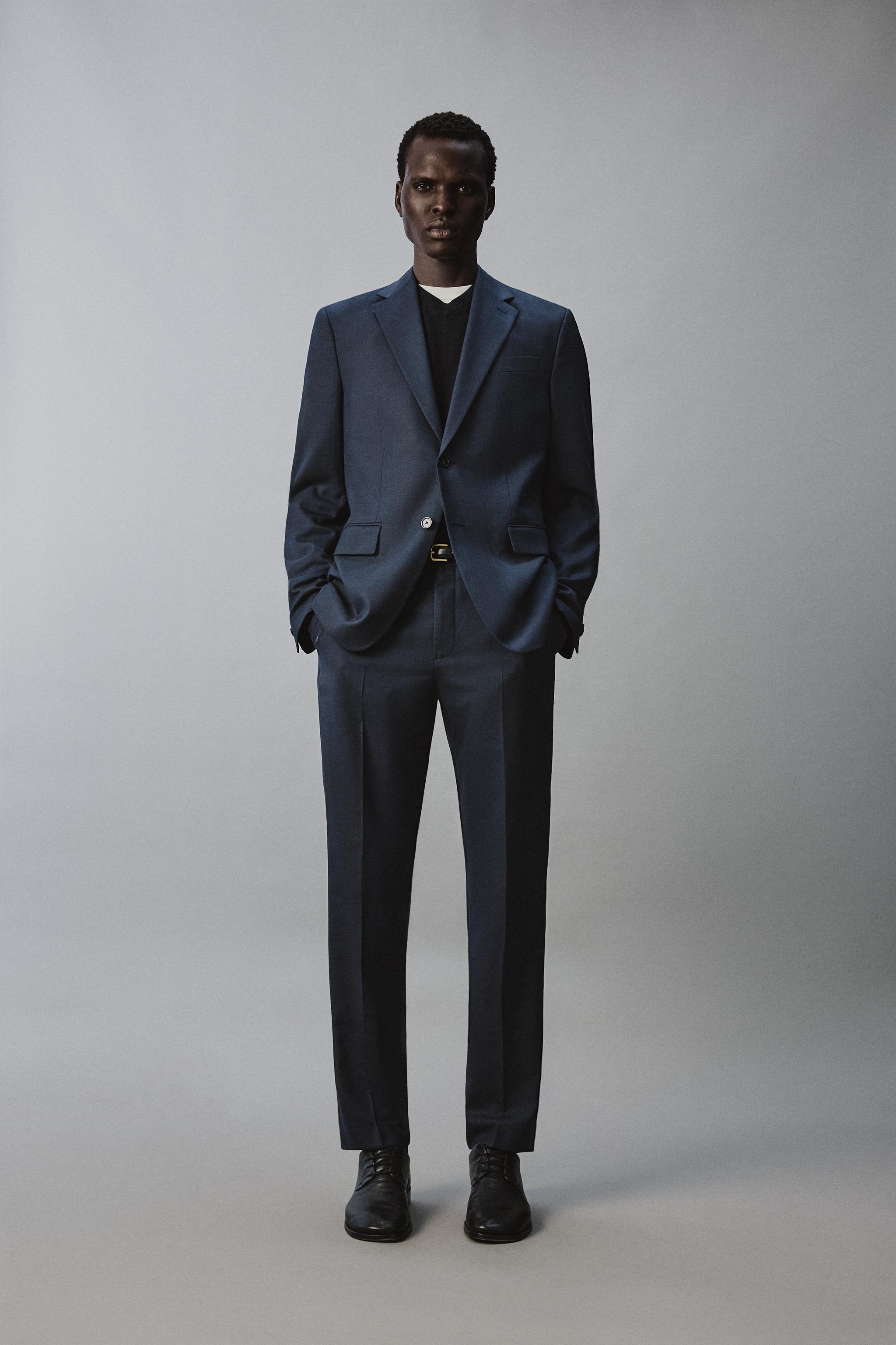 PLAID SUIT PANTS