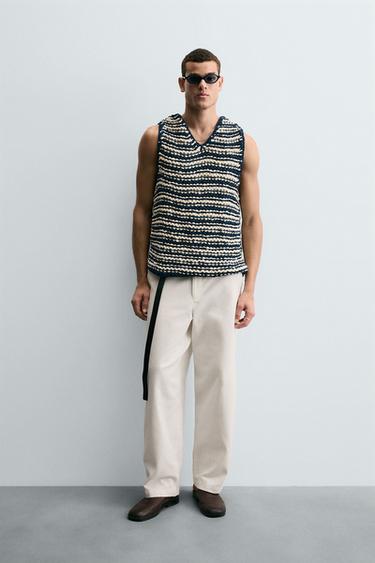 BALLOON FIT TROUSERS FILIPE JARDIM X ZARA - Oyster-white by Zara