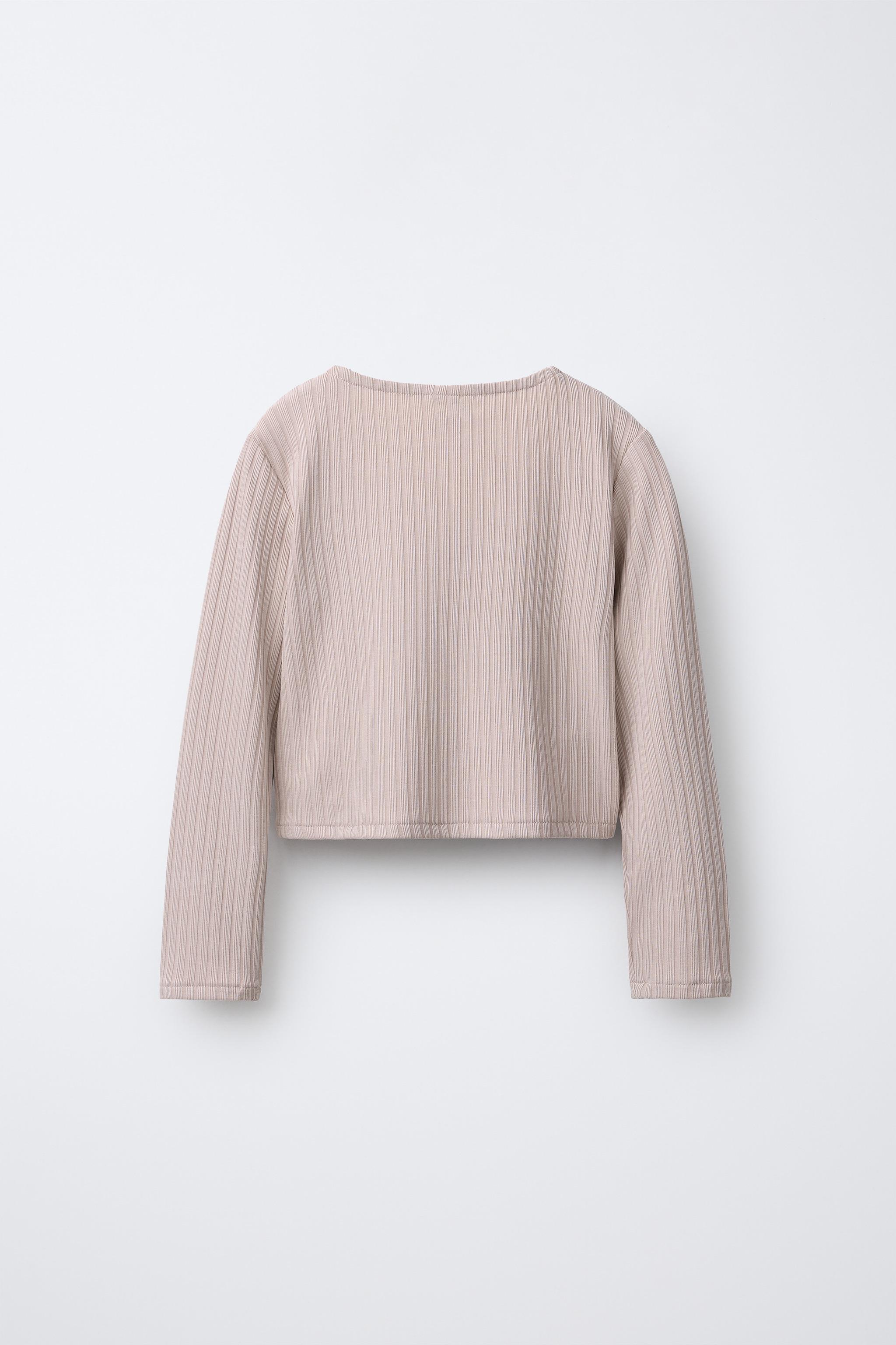 BALLET RIBBED WRAP TOP