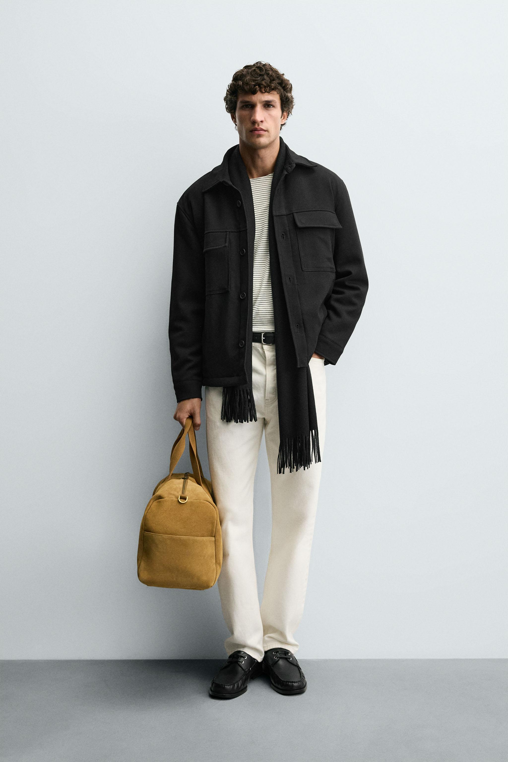 TEXTURED QUILTED OVERSHIRT