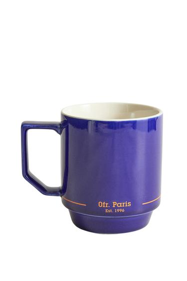 STONEWARE MUG | 0FR. PARIS - Blue by Zara