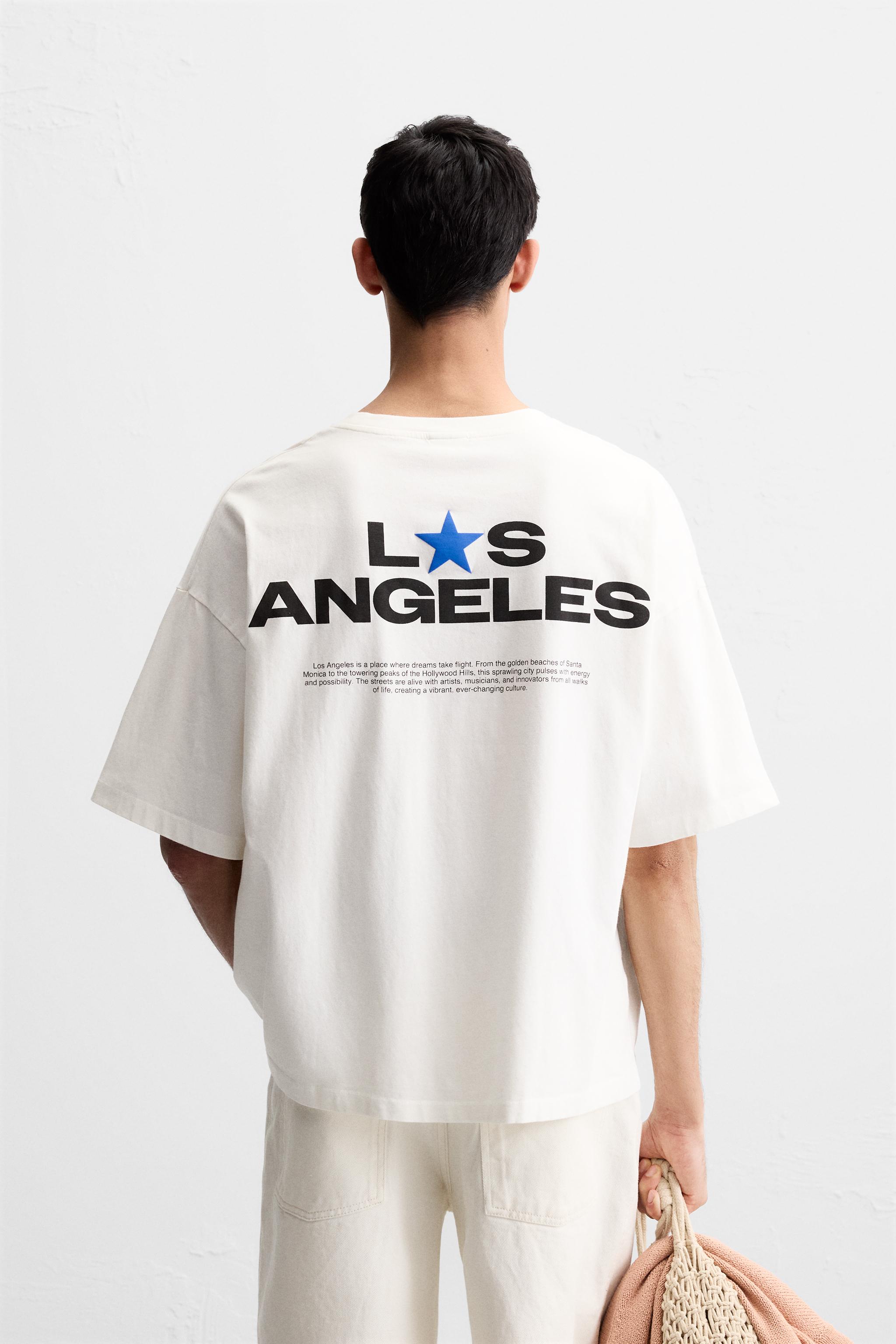 【ZARA】コントラストプリント Ｔシャツ ホワイト 6224/437/250 コントラストプリントTシャツ - オフホワイト | ZARA Japan / 日本