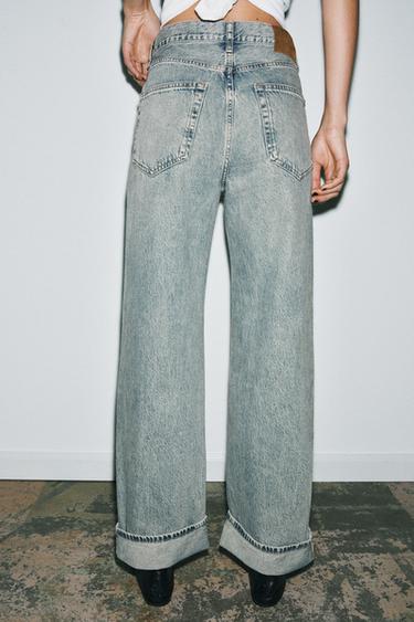 JEAN ZW COLLECTION BAGGY TAILLE MOYENNE - Bleu clair de Zara - Image 4