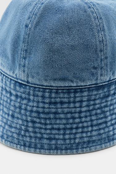 BONNET MARIN EN DENIM - Bleu de Zara - Image 3
