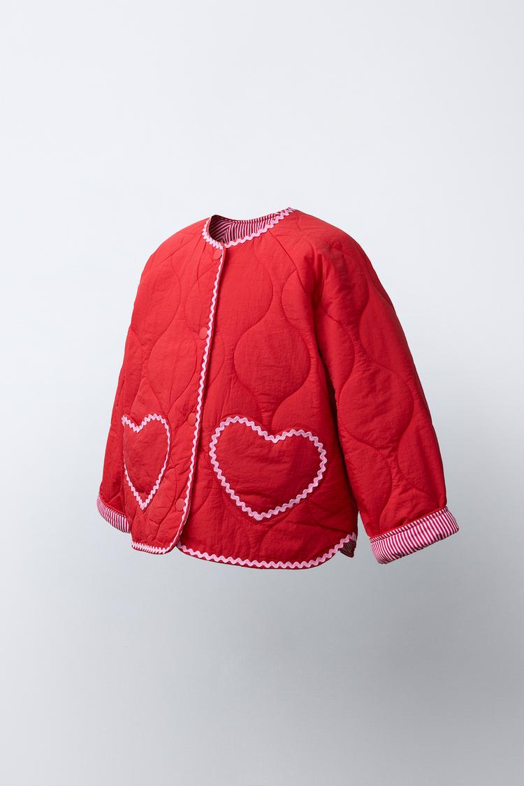 Chaqueta acolchada con corazón 2
