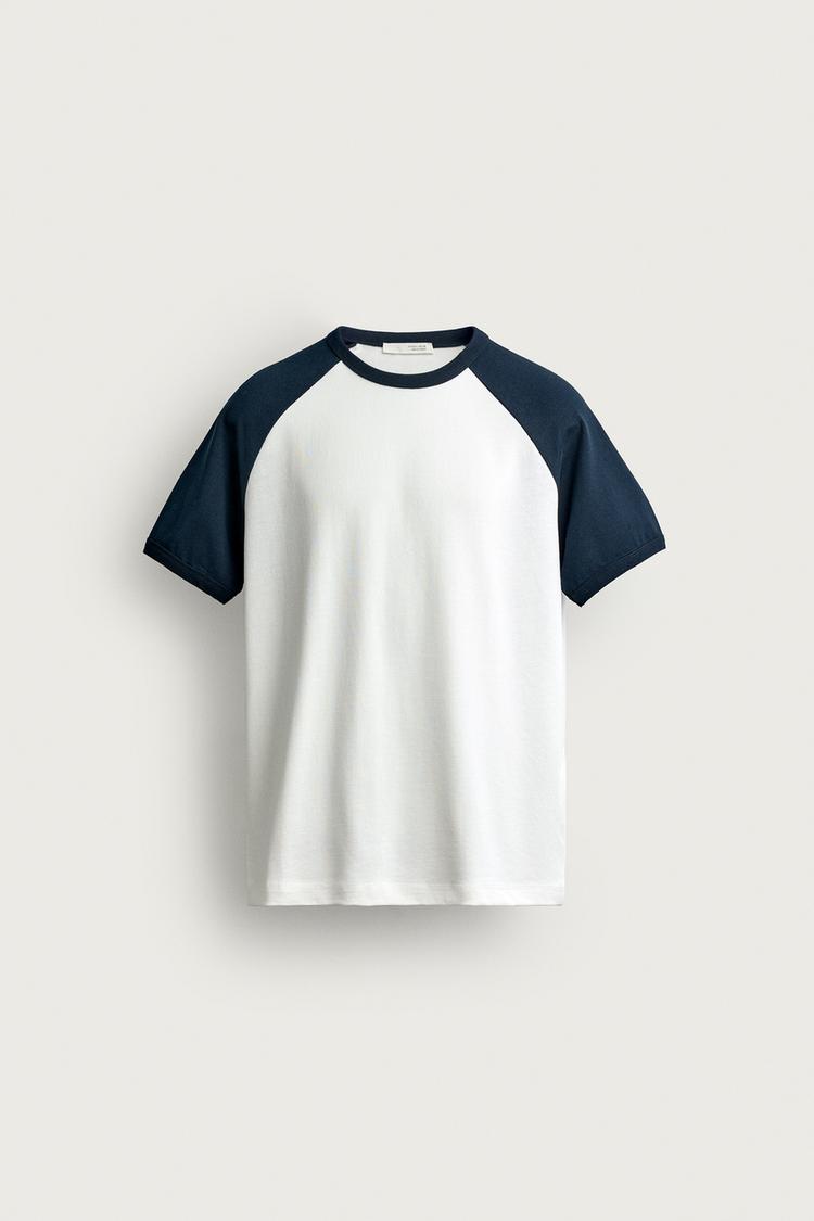 RELAXED FIT COLOUR BLOCK T-SHIRT