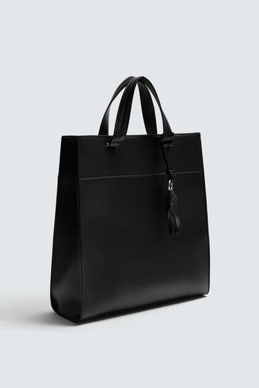PLAIN HANDBAG - Black by Zara - Image 3