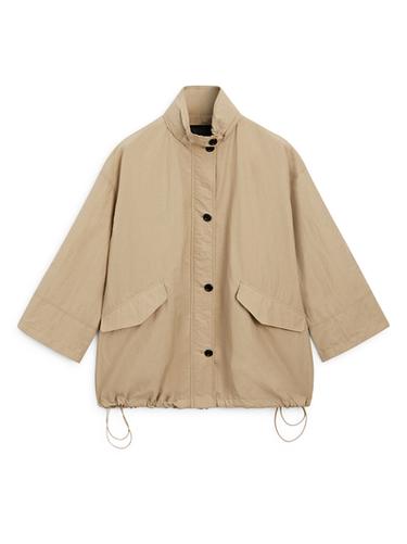 Zara Puff parka with hood detail - Light beige